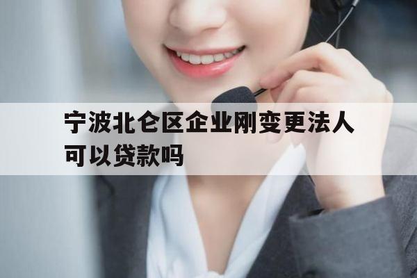 宁波北仑区企业刚变更法人可以贷款吗