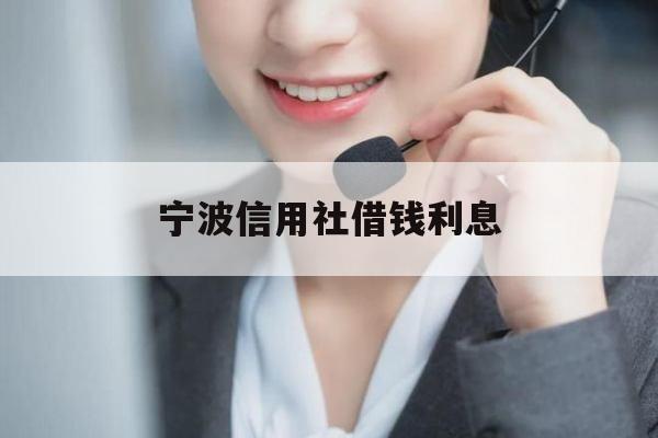 宁波信用社借钱利息